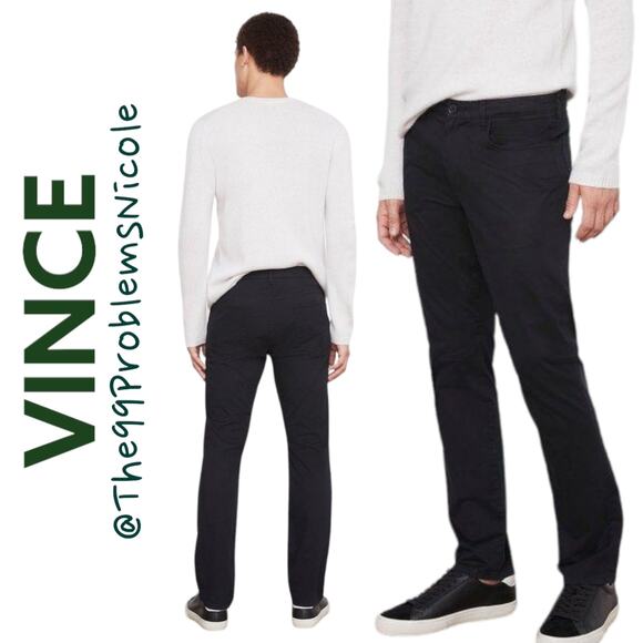 Men's Vince Lightweight Dylan 5 Pocket Pants - Picture 1 of 9